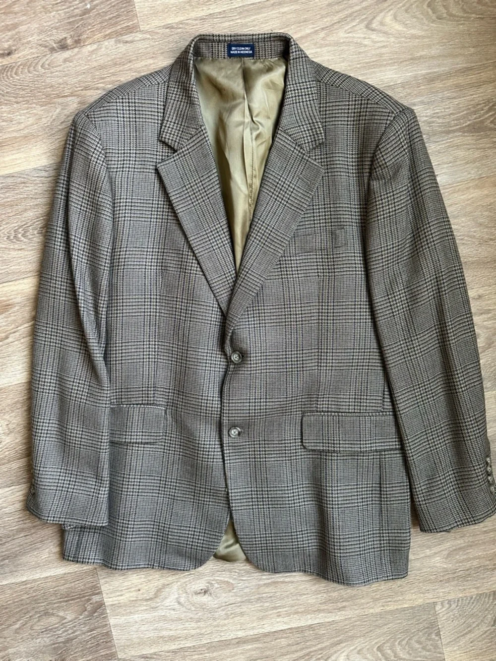 Meeting‎ Street Men’s Plaid Blazer Glen Check 2 Button Sport Coat Classic Fit